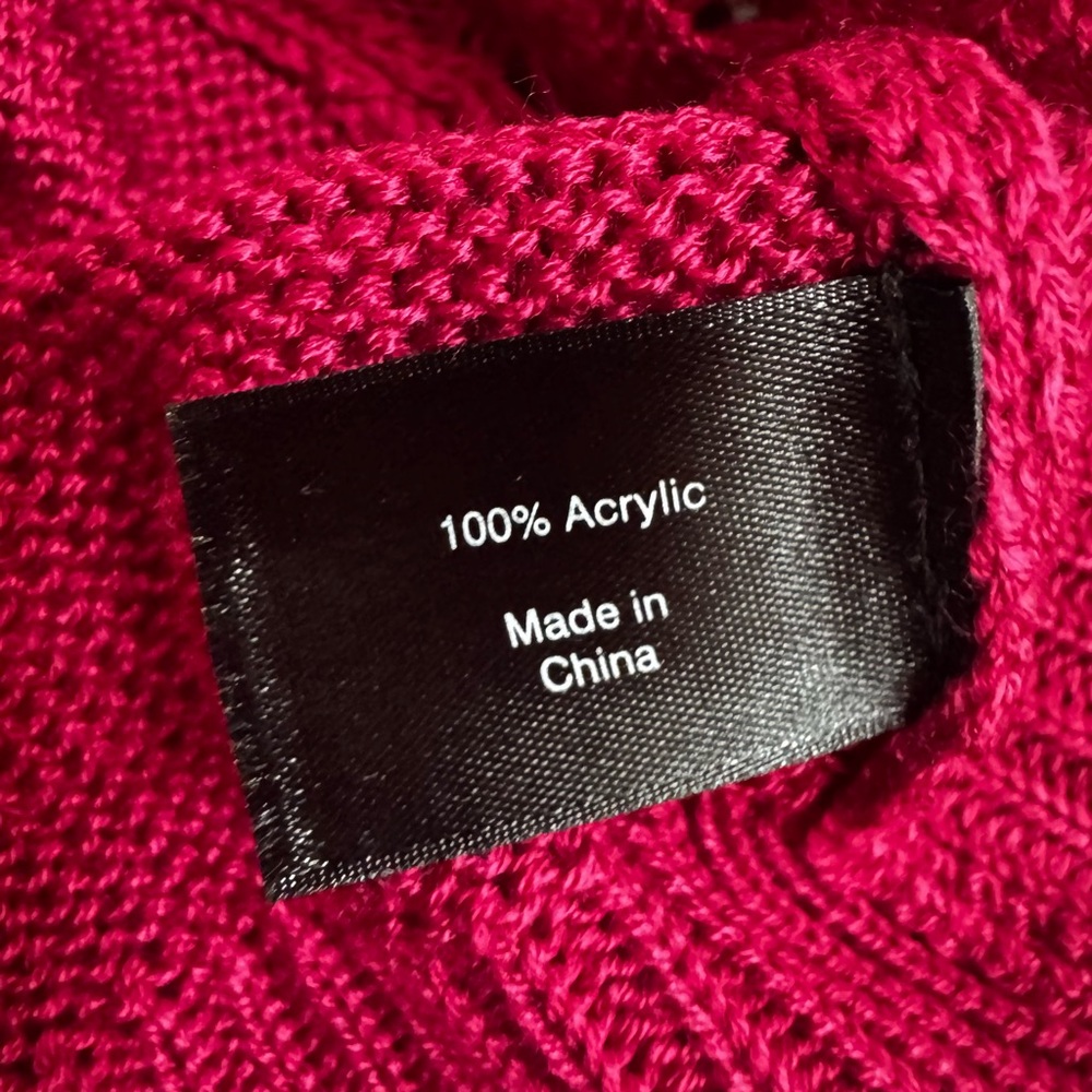 Lane Bryant Magenta Knit Cardigan - Picture 7 of 8